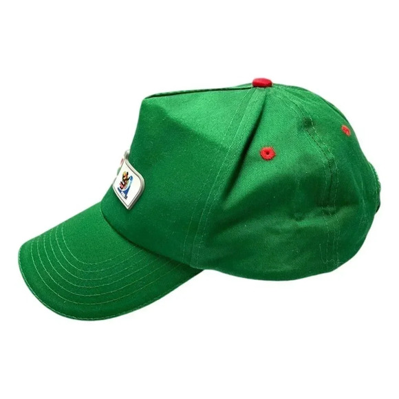 FIFA South Africa Baseball Cap  Castrol Green One-size Adult Hook Loop - Picture 5 of 7